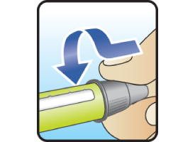 Attaching a new needle to a Tresiba® FlexTouch® pen