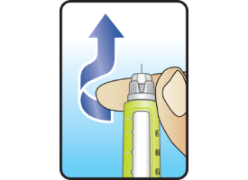 Removing needle from Tresiba® FlexTouch® pen after injection